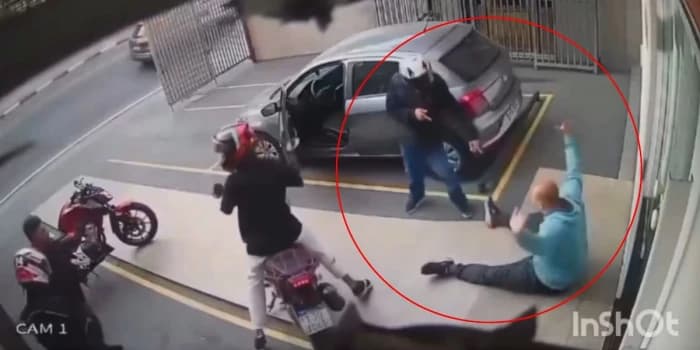 Robo de Carro y Moto Frustrado en Brasil por Sorpresiva Defensa